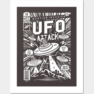 UFO Attack Posters and Art